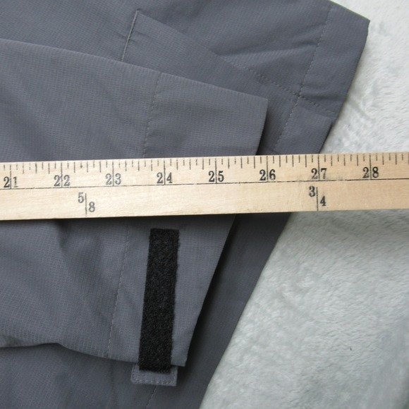 Adidas LMU Lions Rain Jacket Mens XL Gray Hooded Full Zip Wind Light Pack Vented - Picture 14 of 15